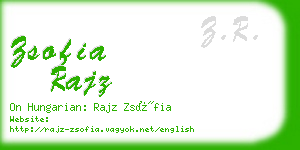 zsofia rajz business card